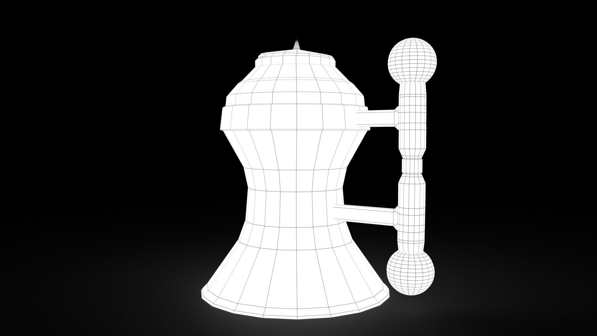 Medieval Tavern Kettle Free low-poly 3D model_22