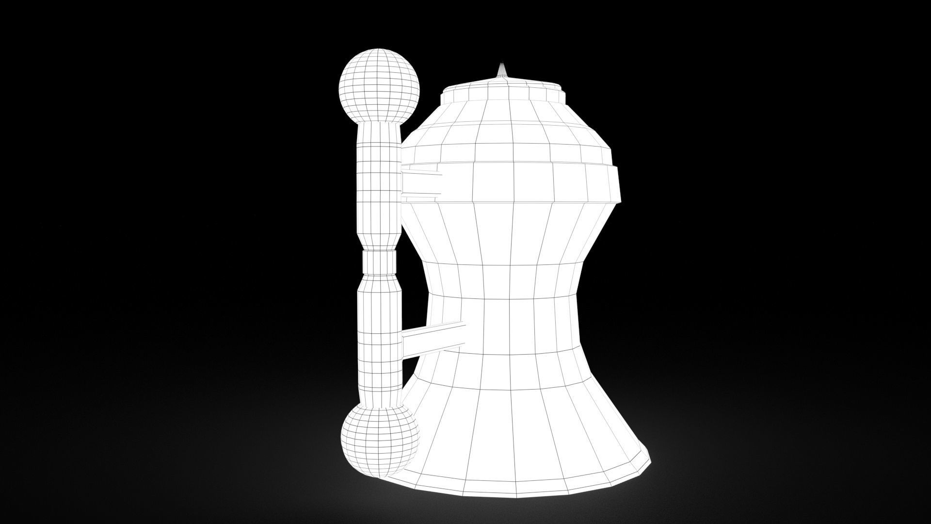 Medieval Tavern Kettle Free low-poly 3D model_21