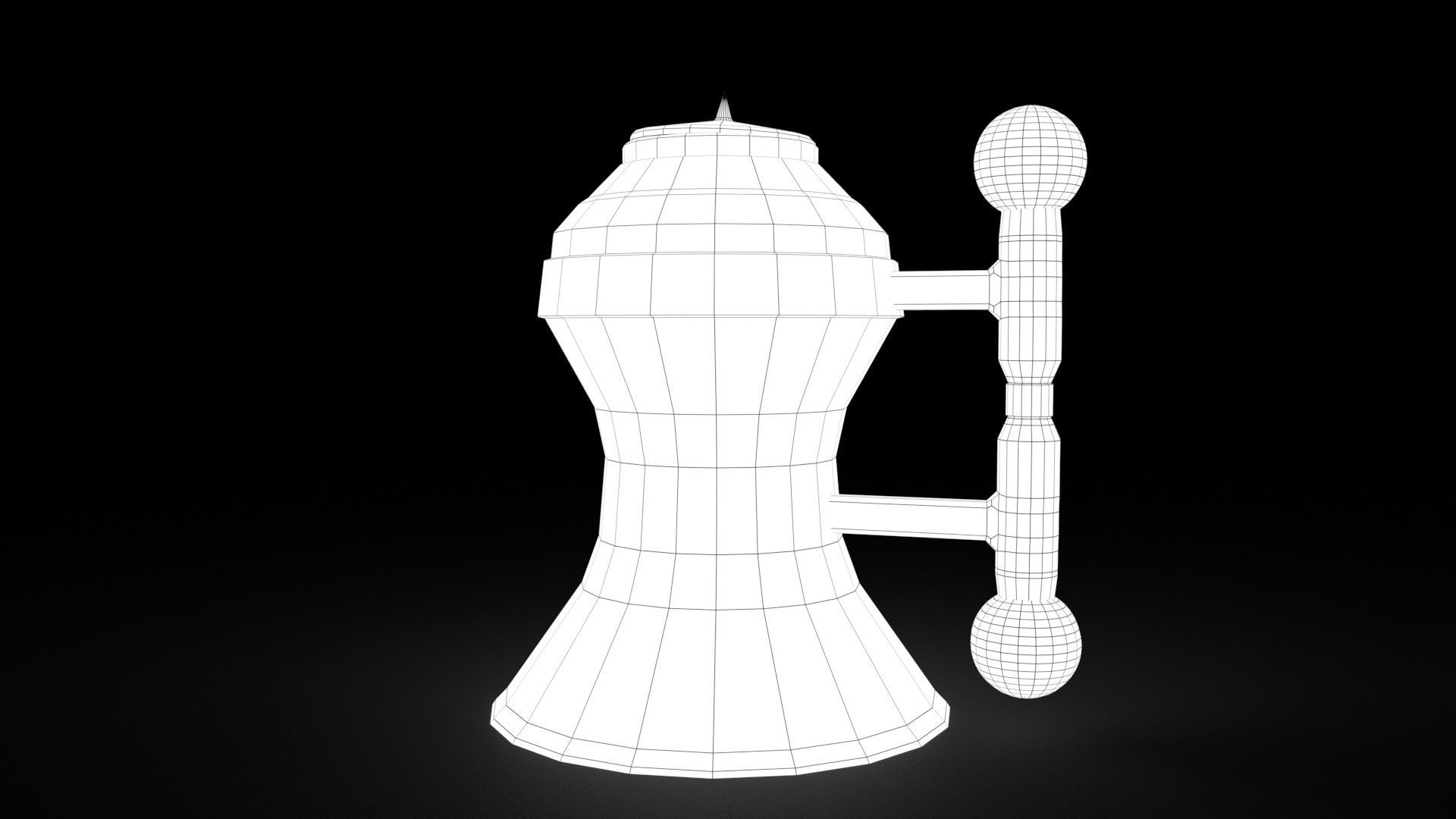 Medieval Tavern Kettle Free low-poly 3D model_23