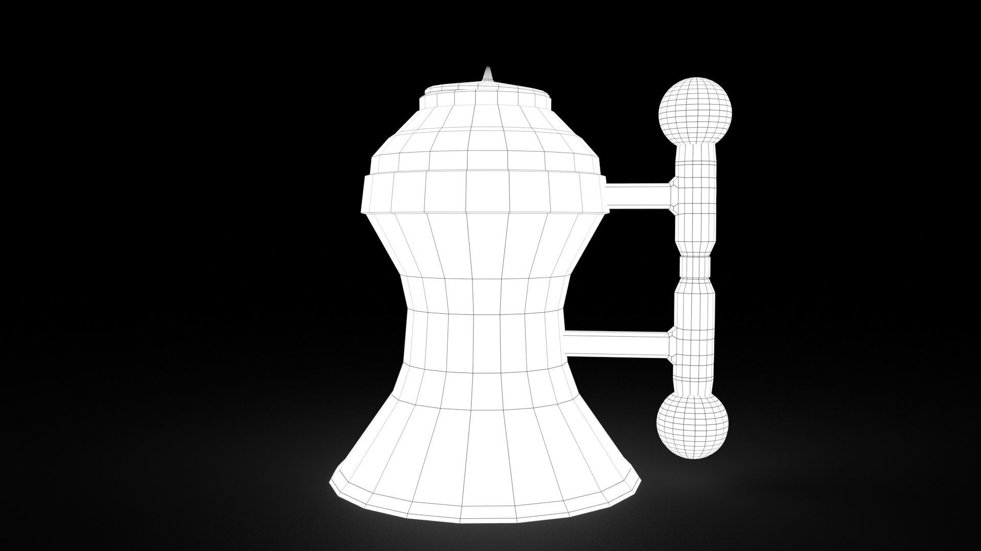 Medieval Tavern Kettle Free low-poly 3D model_24