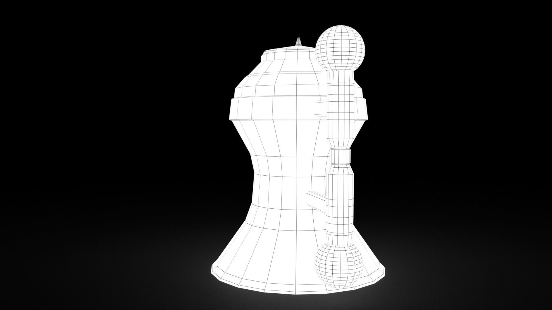 Medieval Tavern Kettle Free low-poly 3D model_38