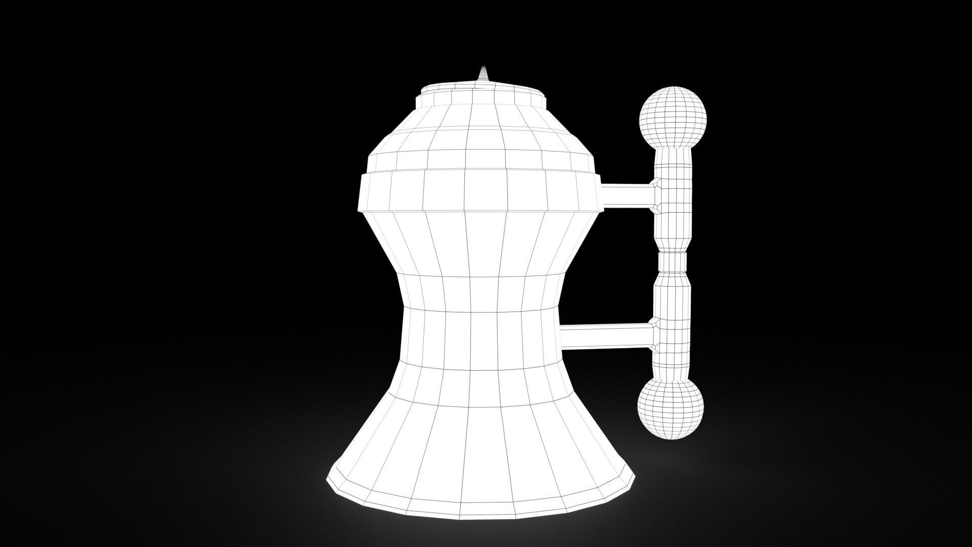 Medieval Tavern Kettle Free low-poly 3D model_25