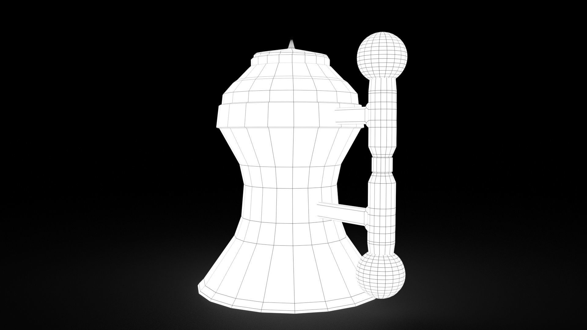 Medieval Tavern Kettle Free low-poly 3D model_39