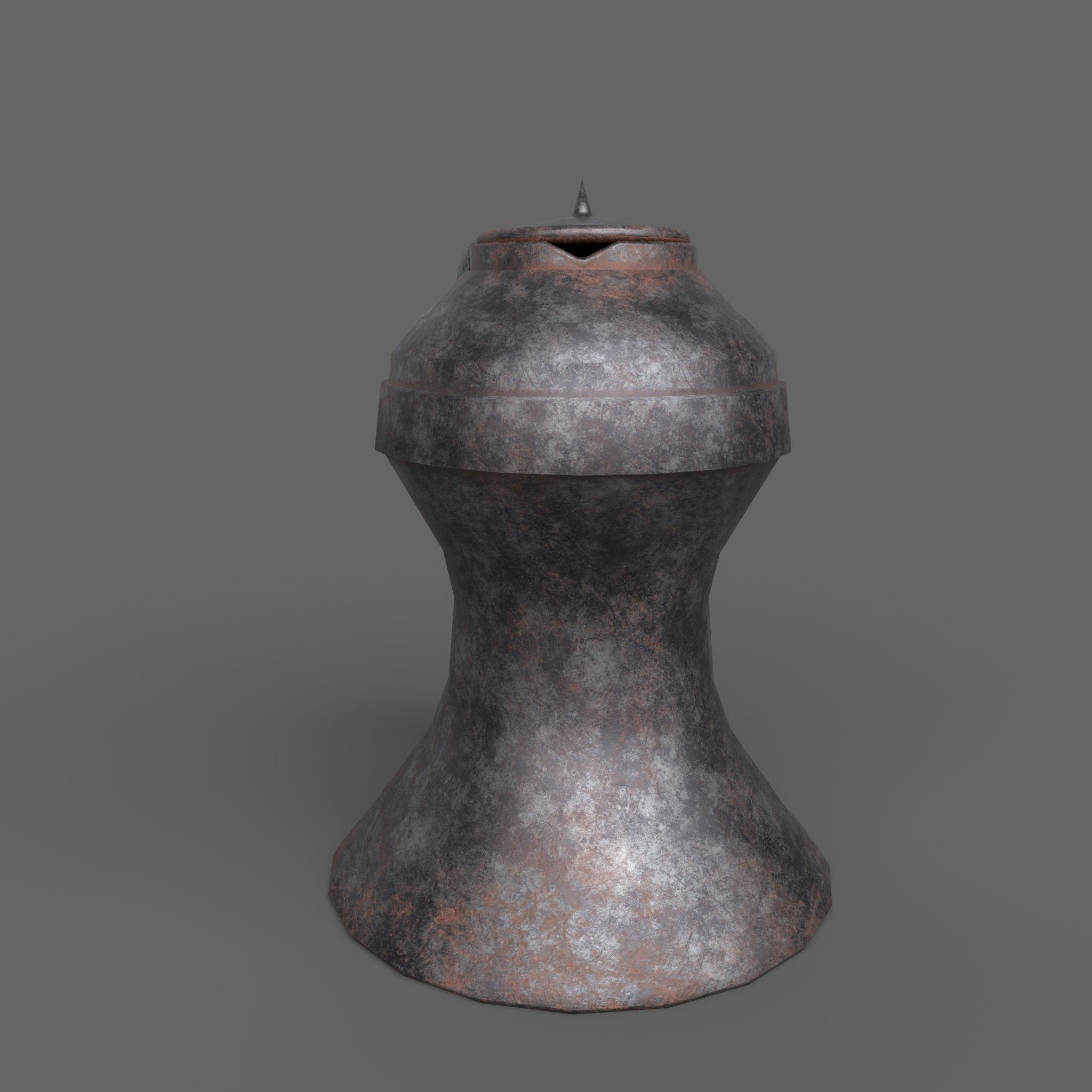 Medieval Tavern Kettle Free low-poly 3D model_8