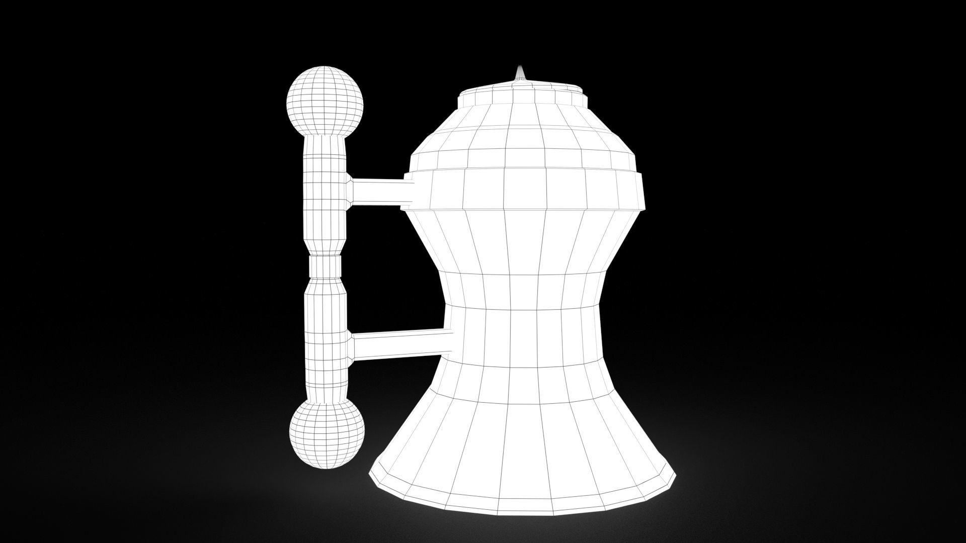 Medieval Tavern Kettle Free low-poly 3D model_20