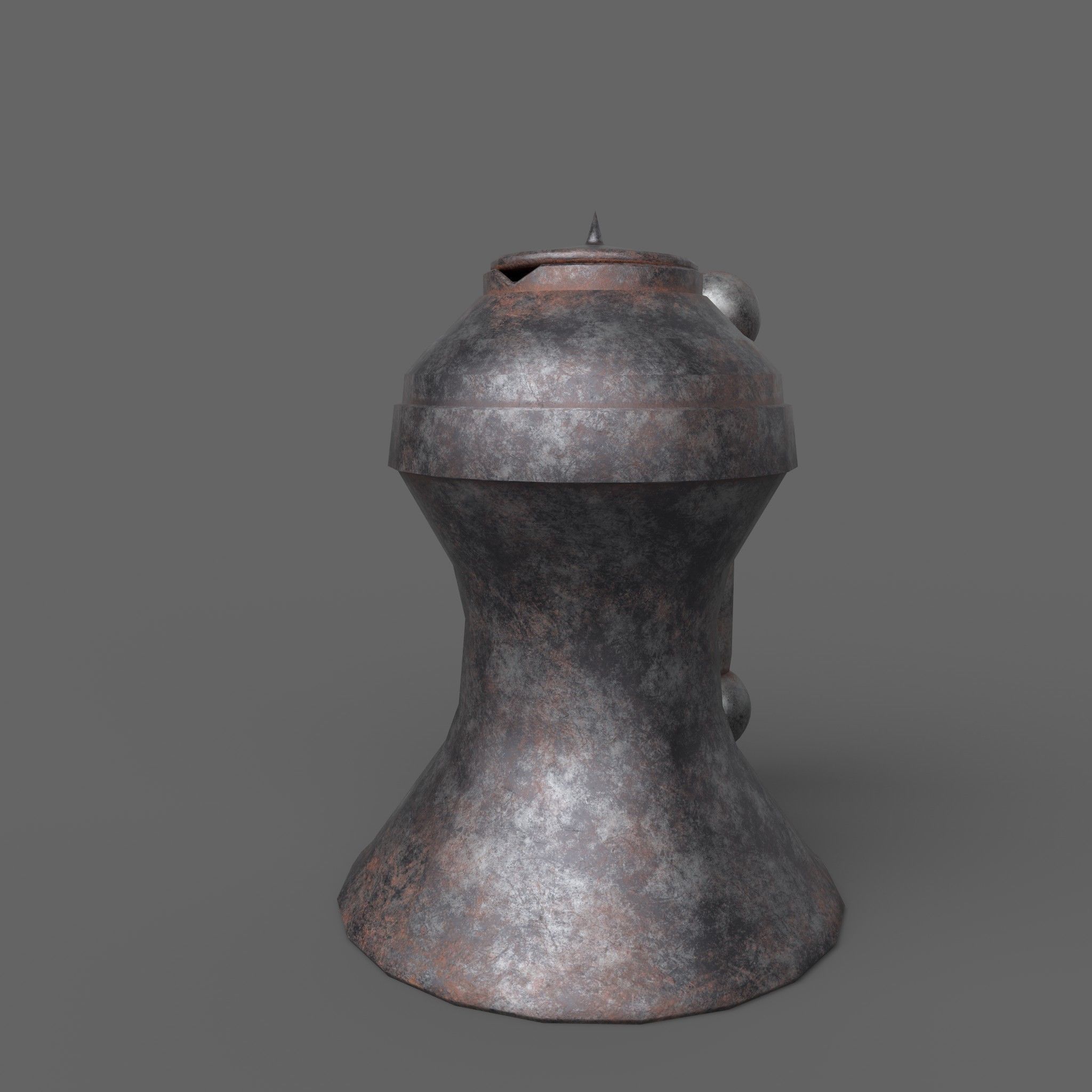 Medieval Tavern Kettle Free low-poly 3D model_7