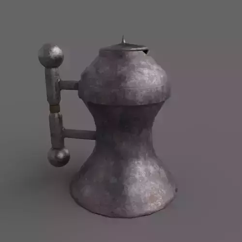 Medieval Tavern Kettle Free low-poly 3D model