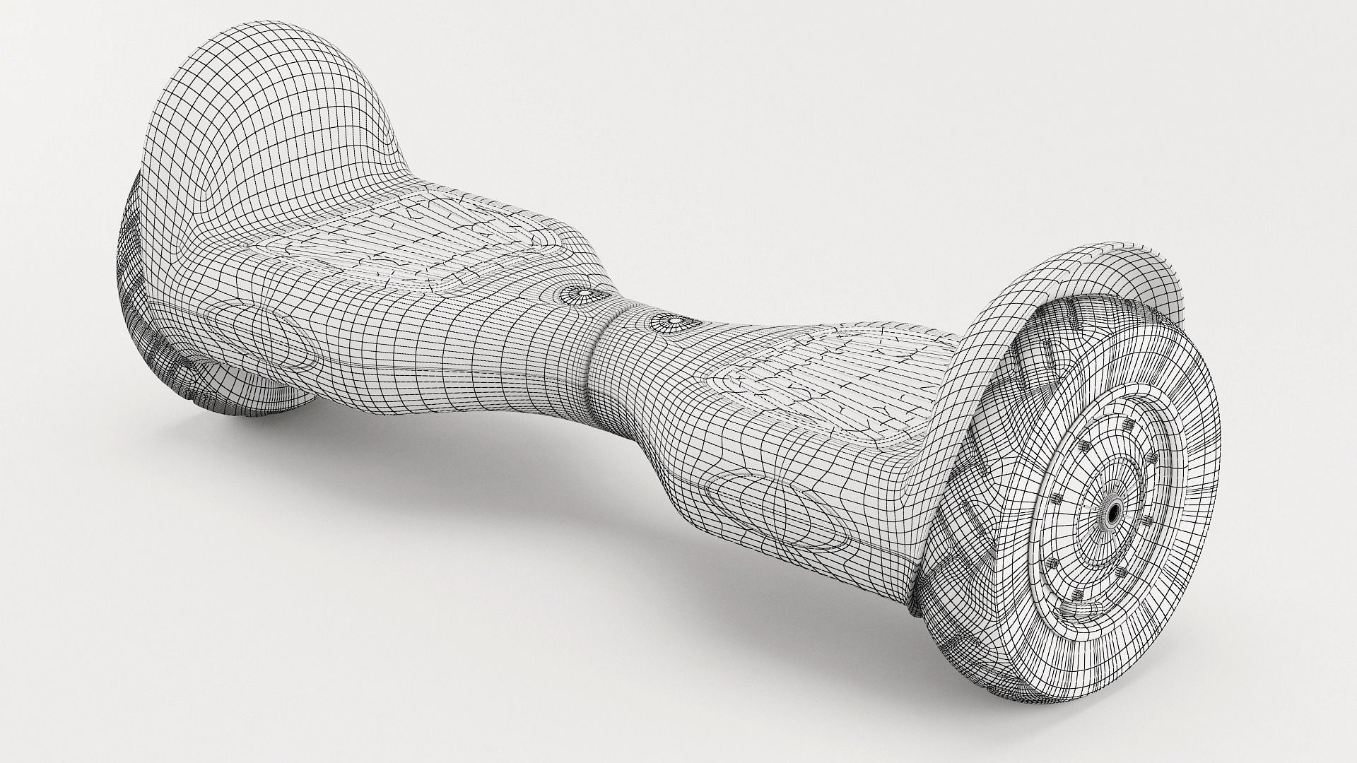 Self Balancing Electric Scooter 3D model_9