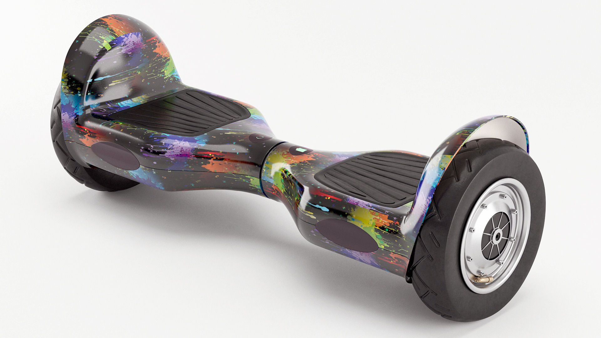 Self Balancing Electric Scooter 3D model_8