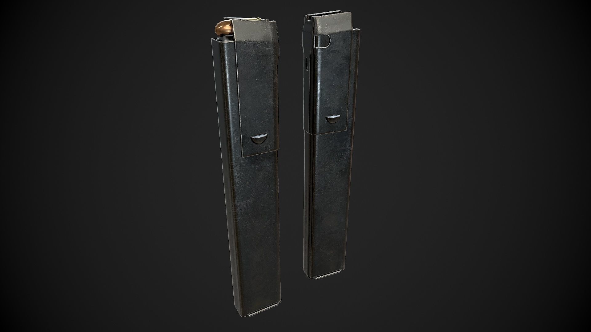 MAC-10 SMG Low-poly 3D model_16