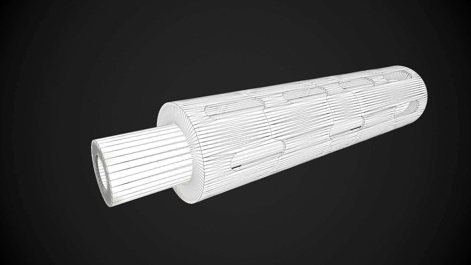 MAC-10 SMG Low-poly 3D model_23