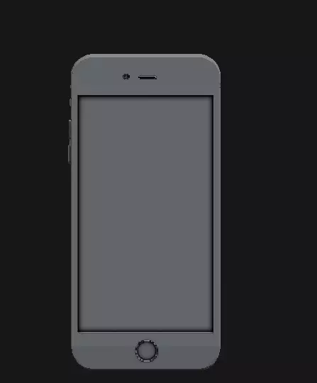 Iphone 6 Model Without Materials and Texture Free 3D model