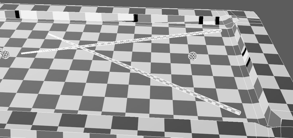 Luxury Pool Table Low-poly 3D model_9