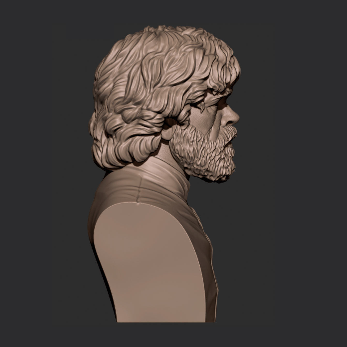 Tirion bust 3D print model_8