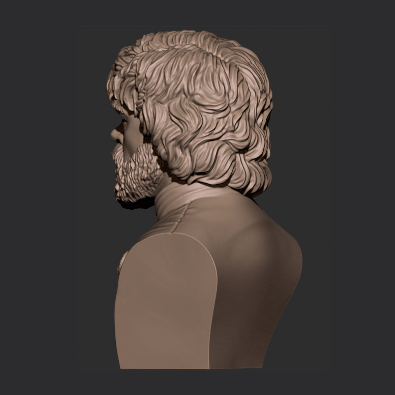 Tirion bust 3D print model_5