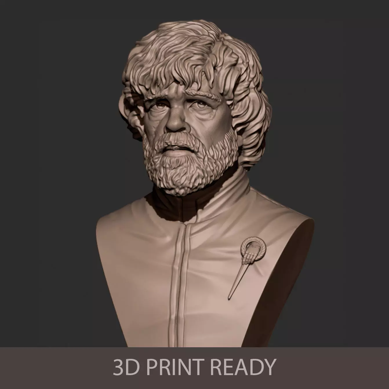 Tirion bust 3D print model_0