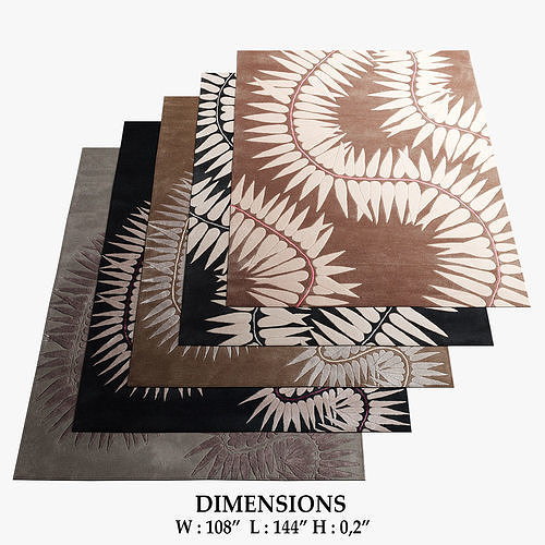 Carl Hansen and Son Rugs 356 3D model