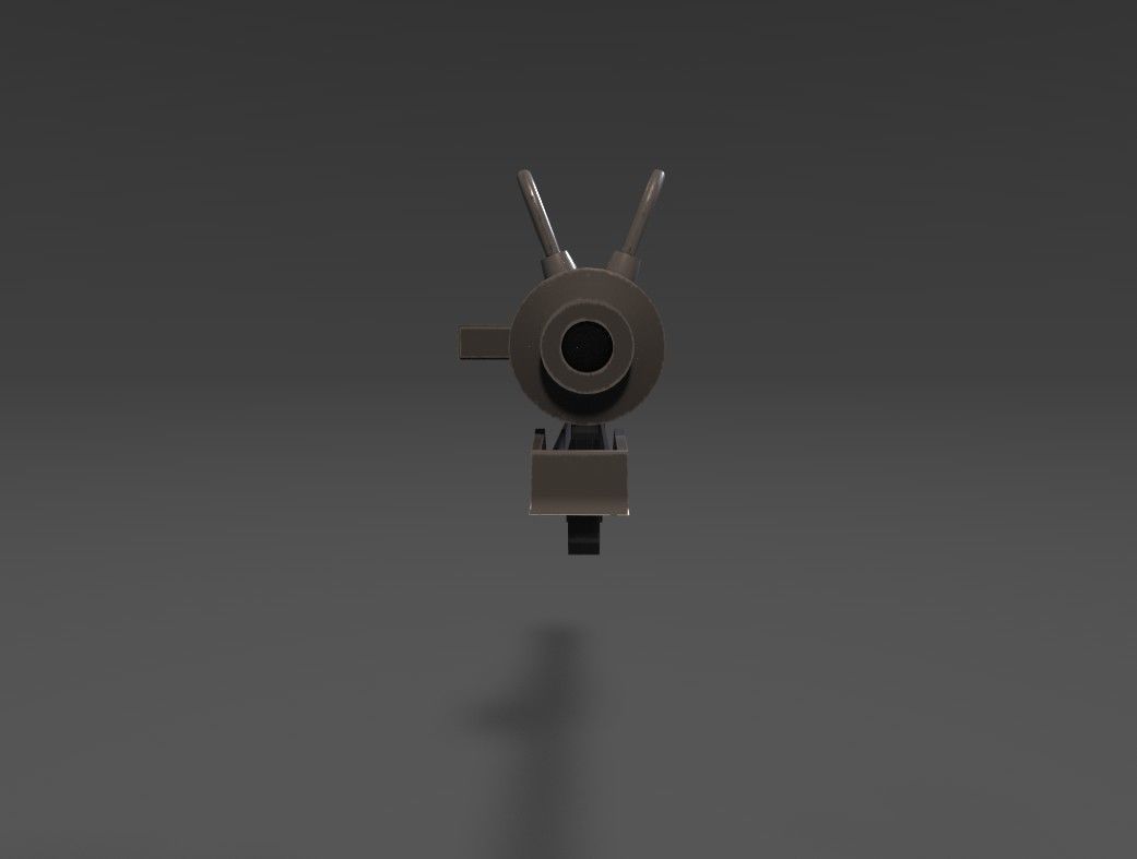 DC-15S Blaster Rifle Free low-poly 3D model_2