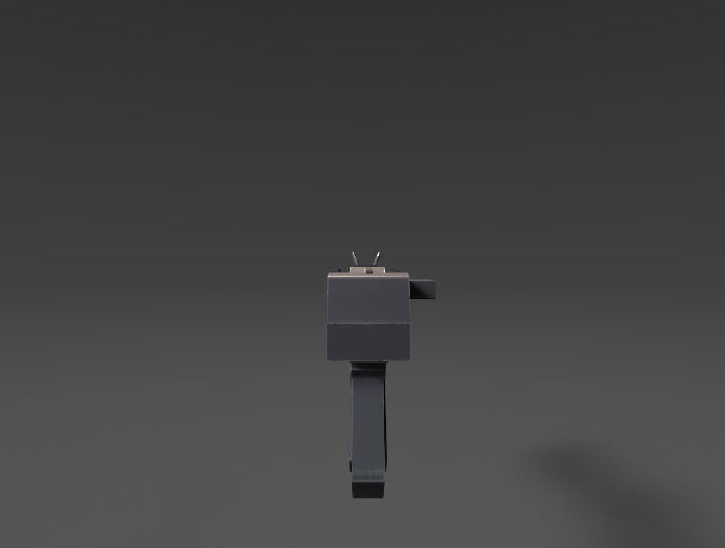 DC-15S Blaster Rifle Free low-poly 3D model_4