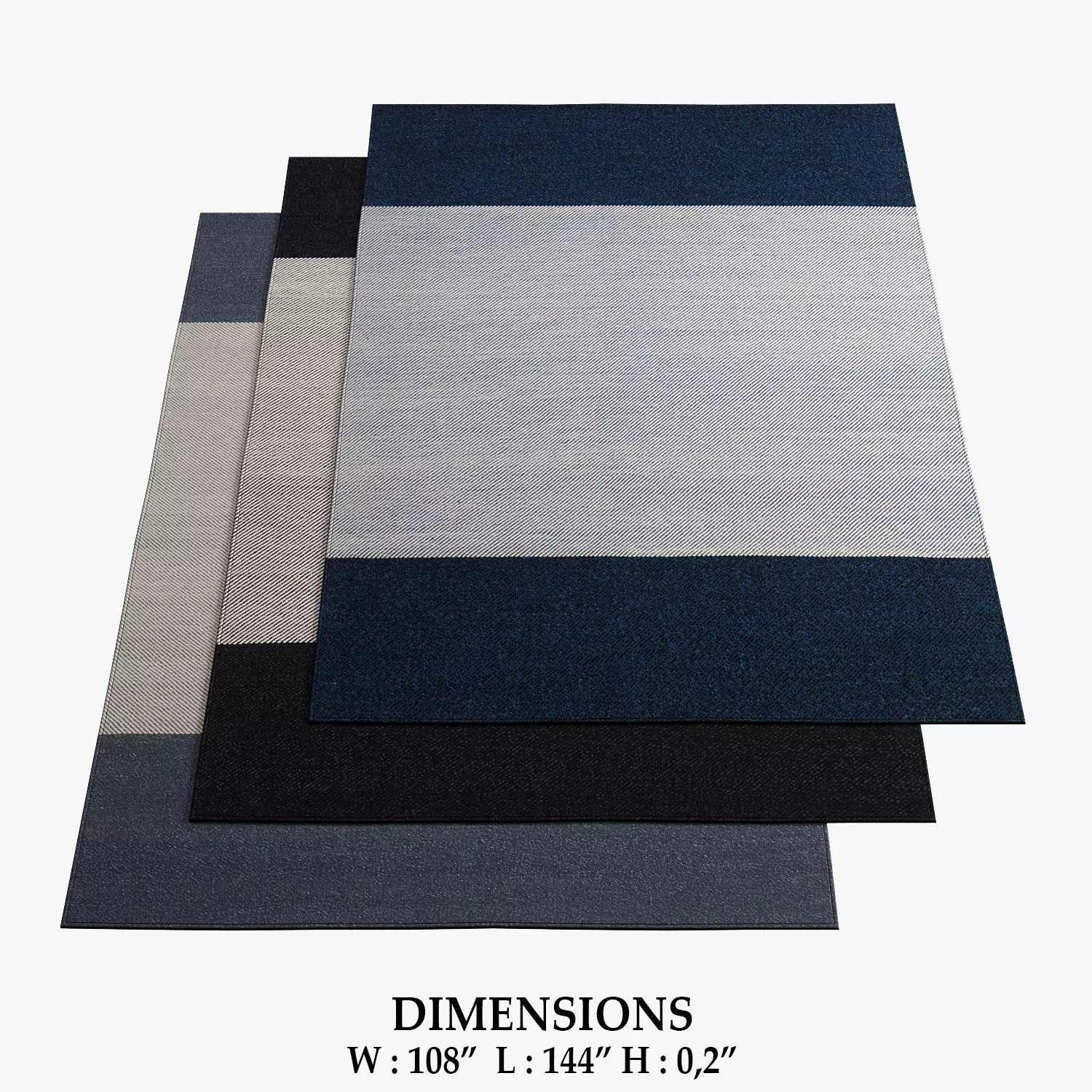 Fabula Living Rugs 359 3D model