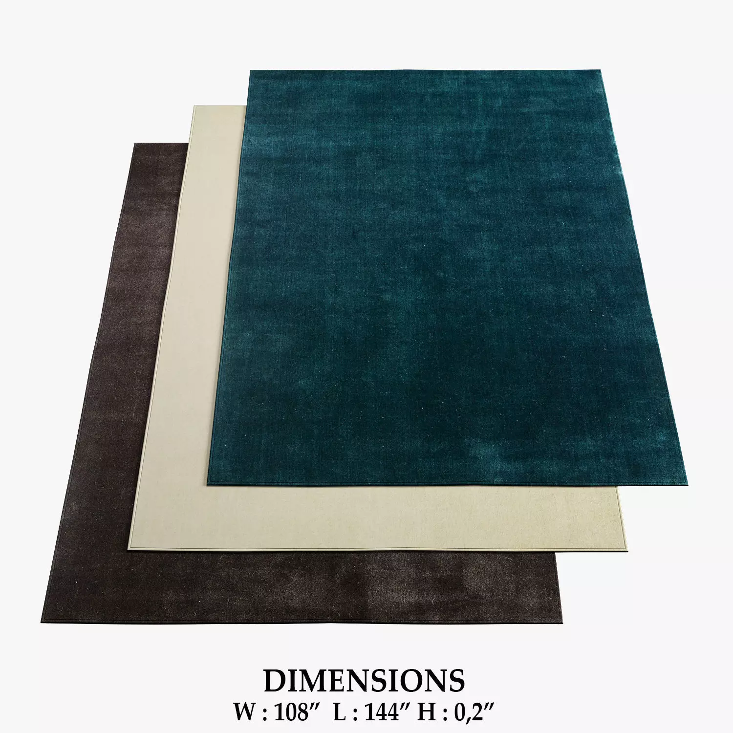 Massimo Copenhagen Rugs 363 3D model_0