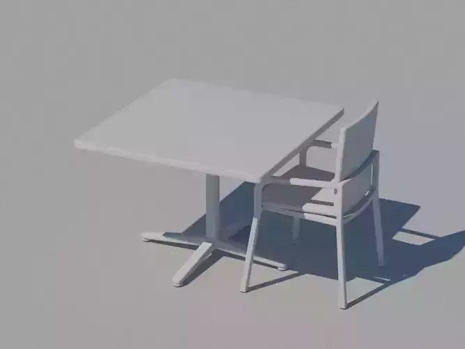 table and chair