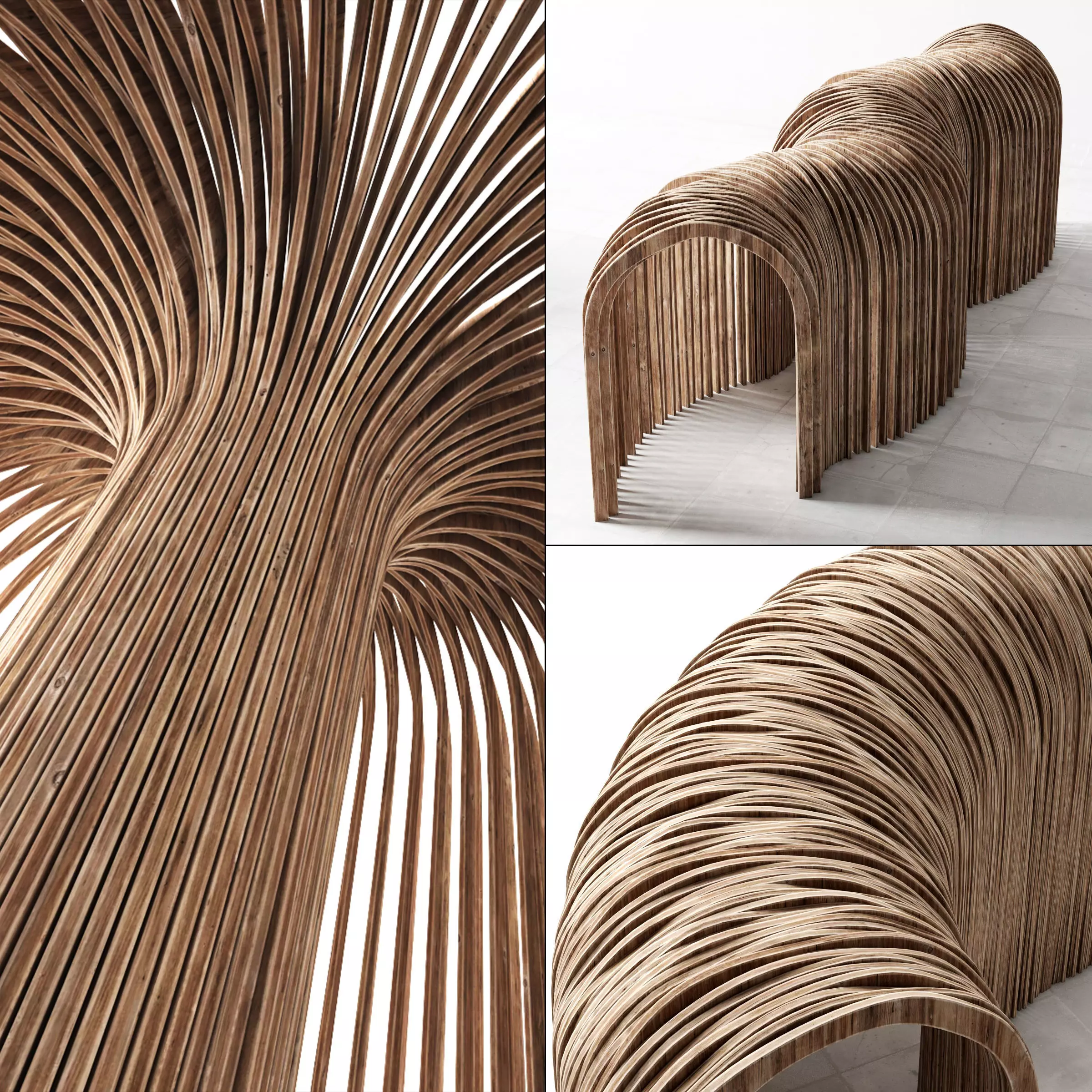 Parametric arch 3D model_0