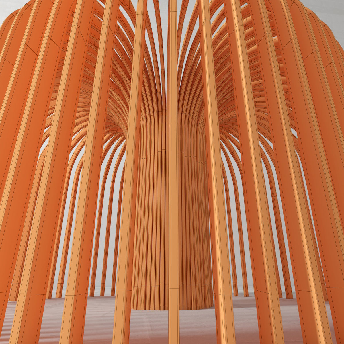 Parametric arch 3D model_4