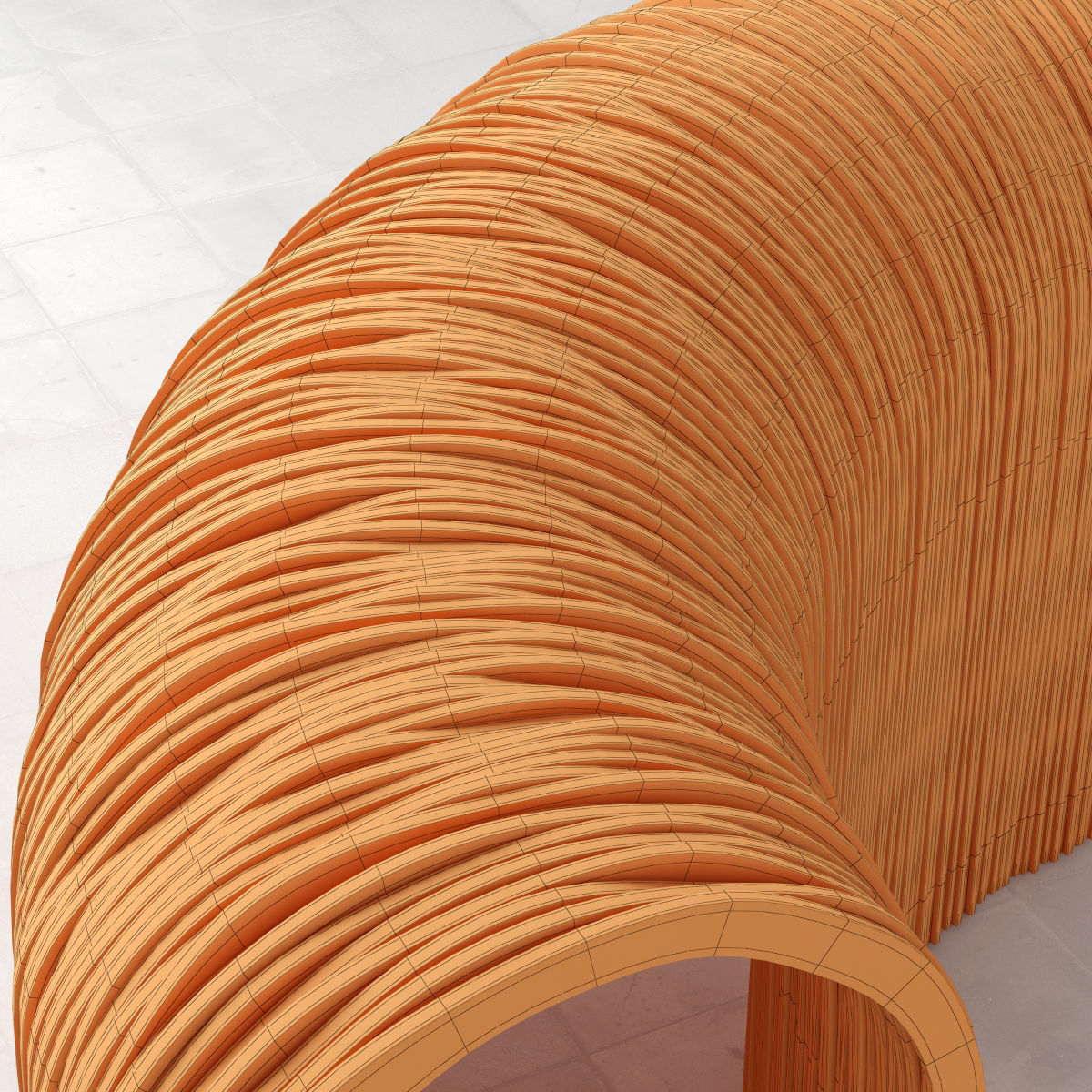 Parametric arch 3D model_7