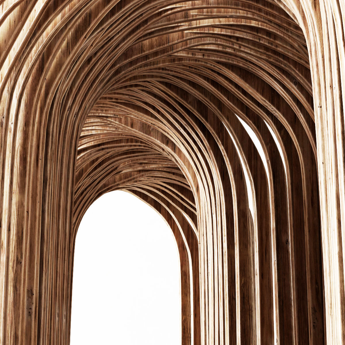 Parametric arch 3D model_2
