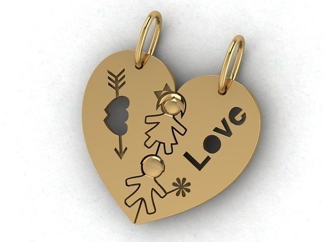 gift for lovers 3D print model