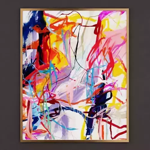 Paintings poster 3 3D model