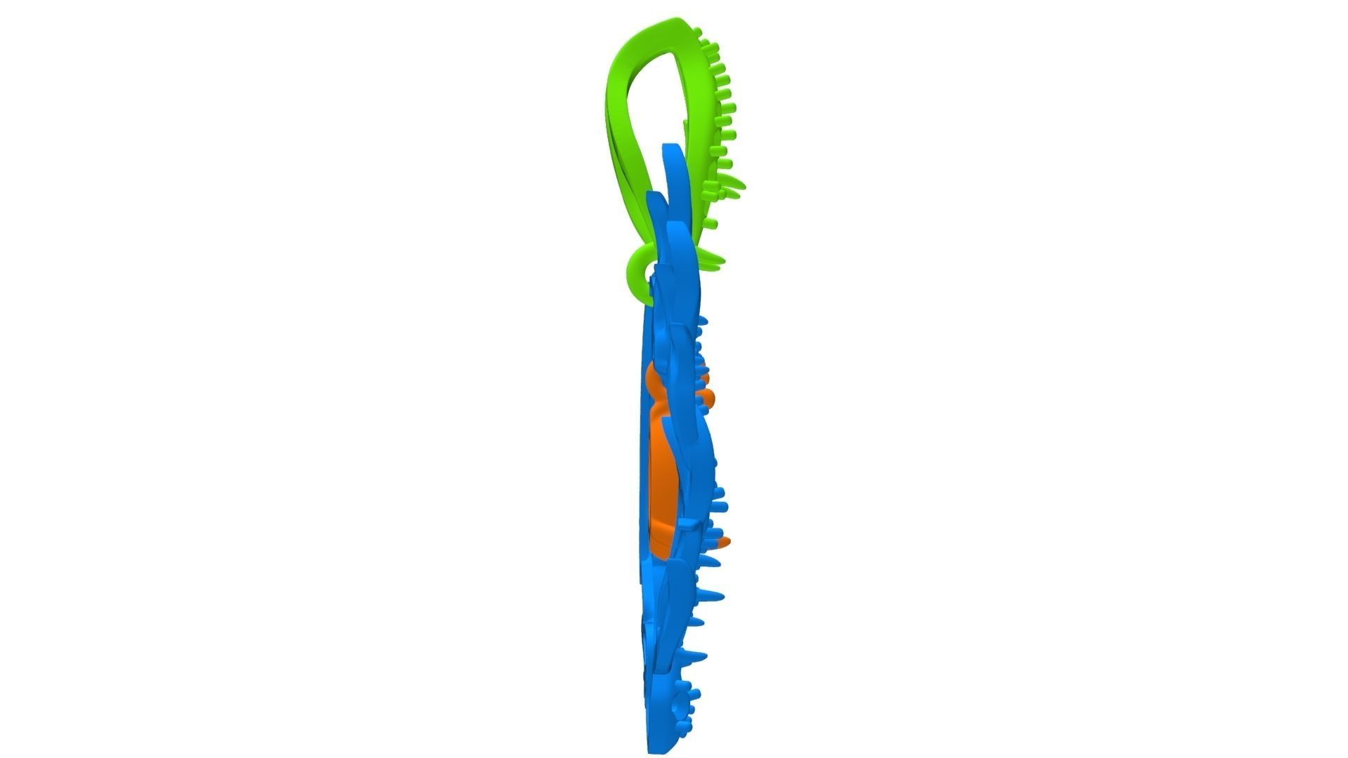 Salamander pendant 3D print model_31