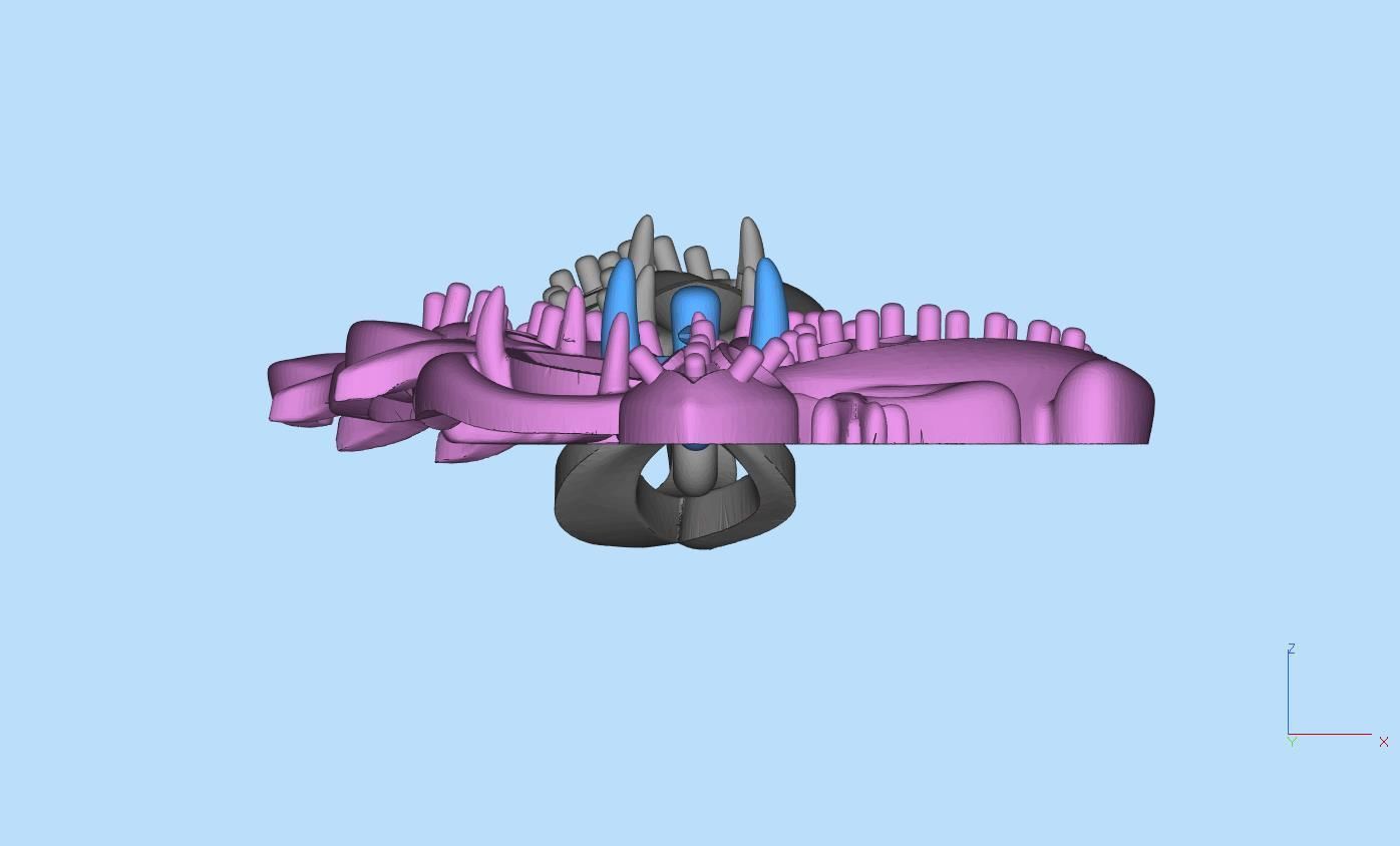 Salamander pendant 3D print model_10
