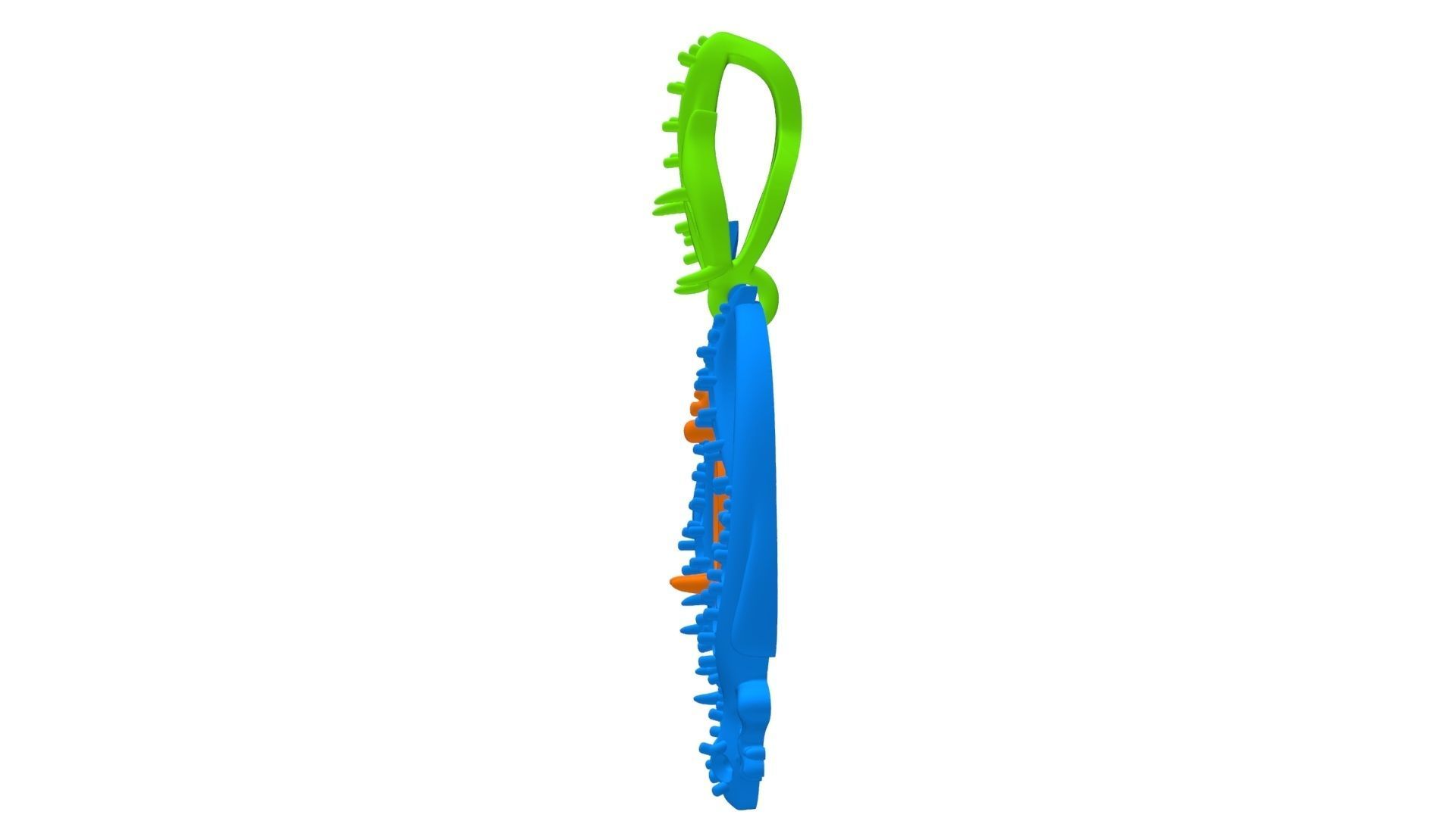 Salamander pendant 3D print model_21