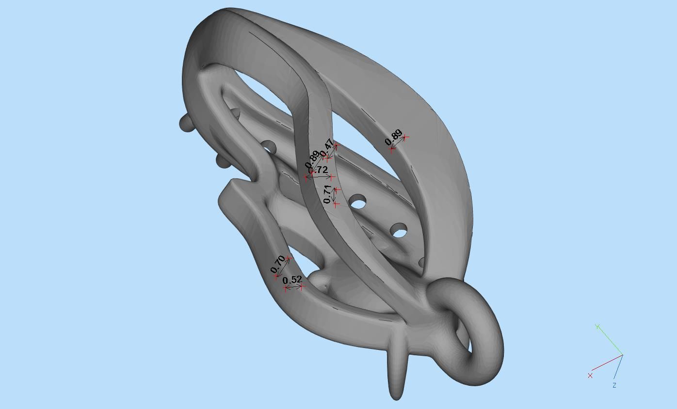 Salamander pendant 3D print model_17