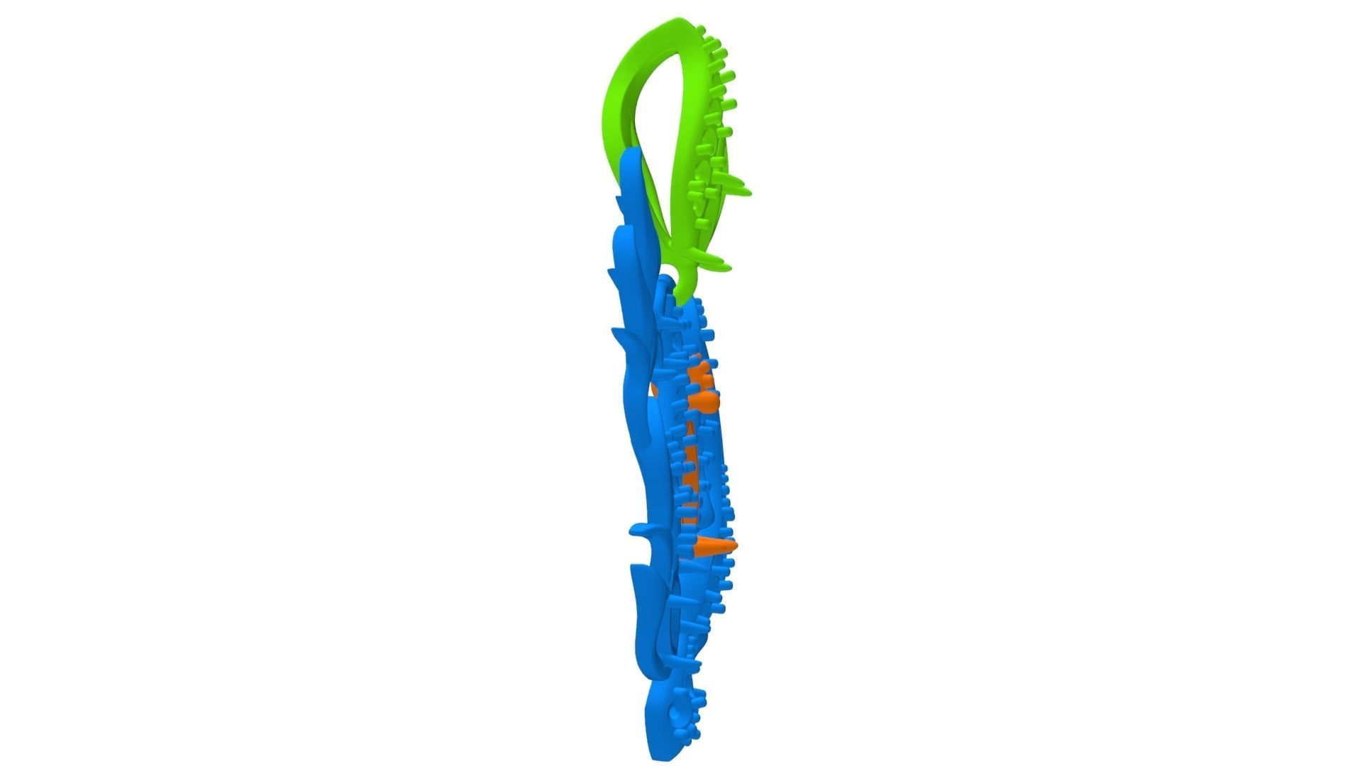 Salamander pendant 3D print model_32