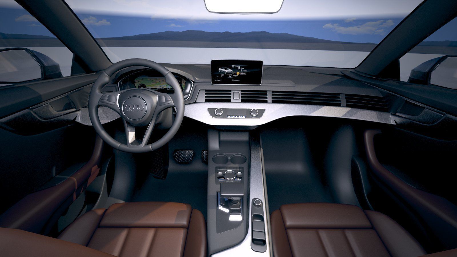 Audi A4 Avant S-line 2020 3D model_13