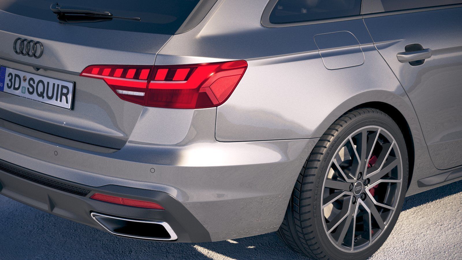 Audi A4 Avant S-line 2020 3D model_2