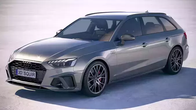 Audi A4 Avant S-line 2020 3D model
