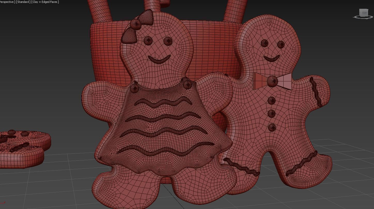 Cookie Decor 01 3D model_5