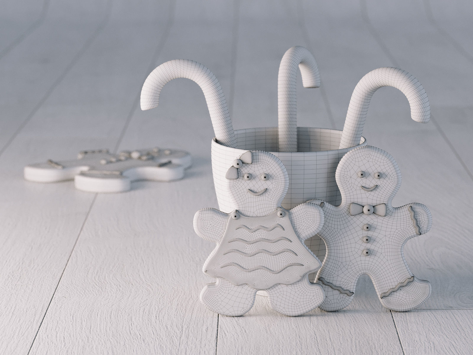 Cookie Decor 01 3D model_1