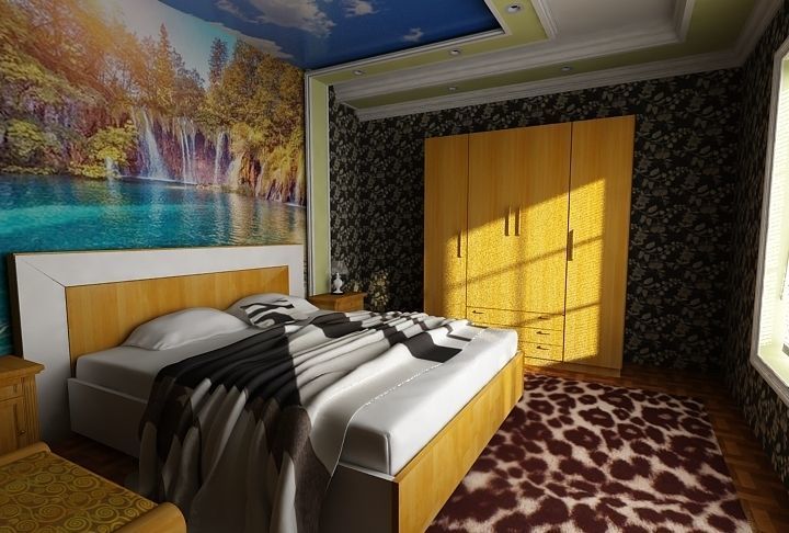 Bedroom scene 3d model 3D model_2