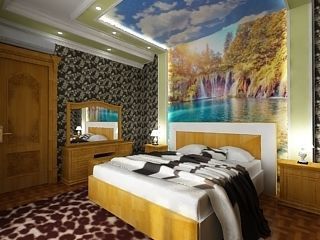 Bedroom scene 3d model 3D model_3