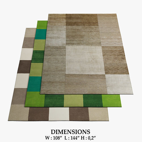 Reuber Henning and Kateha Rugs 370 3D model