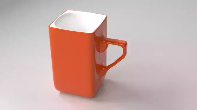 Cup 6 orange coffee mug