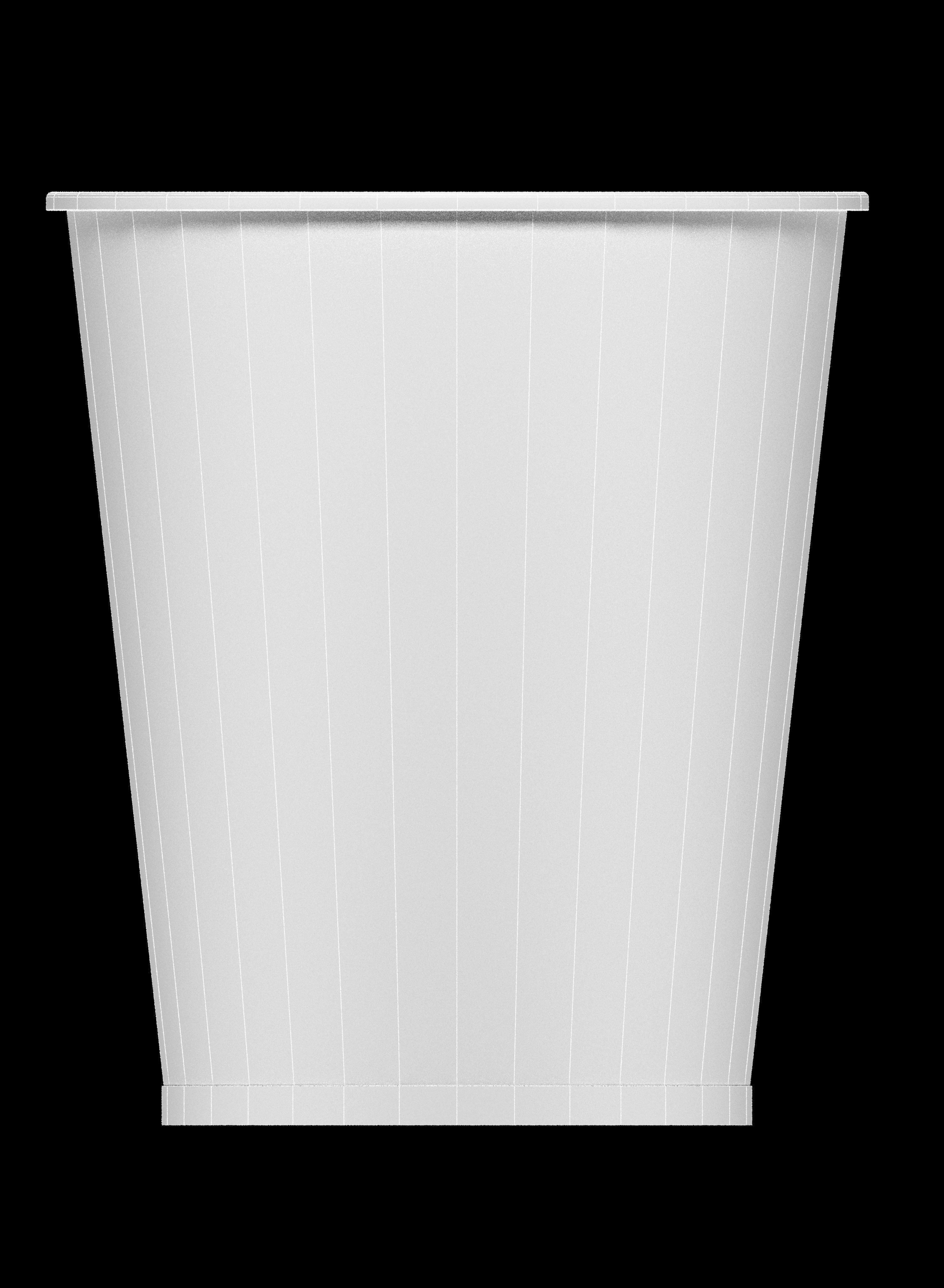 Office trash can Free low-poly 3D model_10