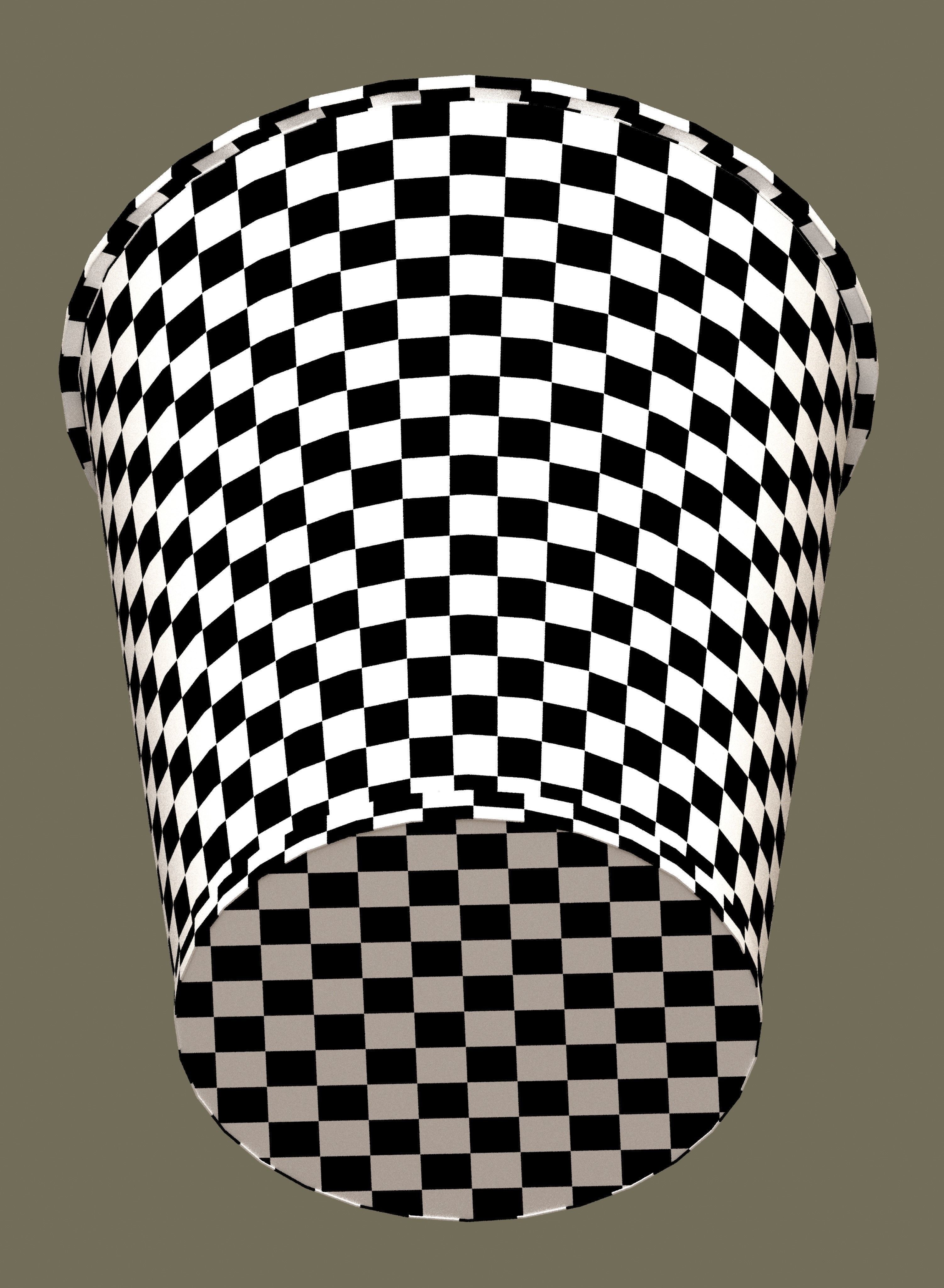 Office trash can Free low-poly 3D model_8