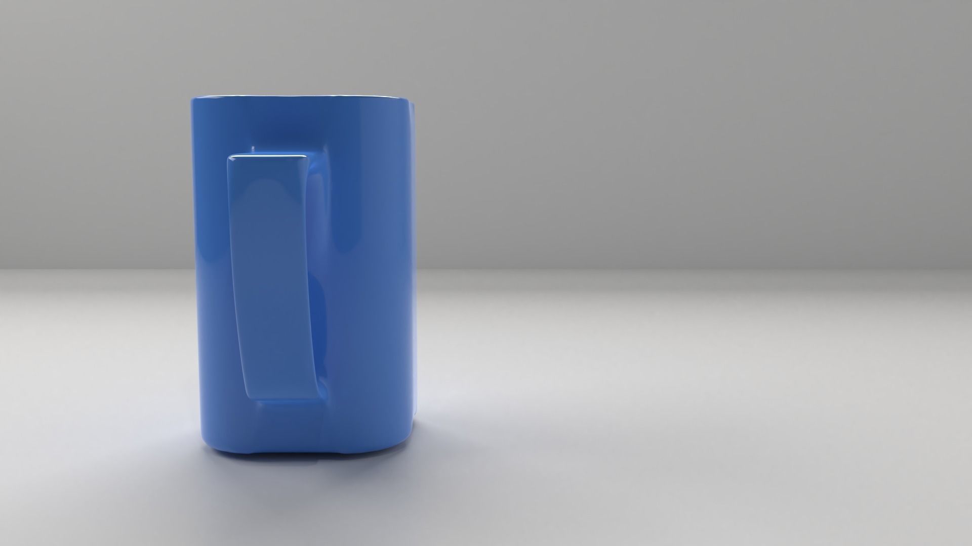 Cup 8 mug with handle 3D model_1