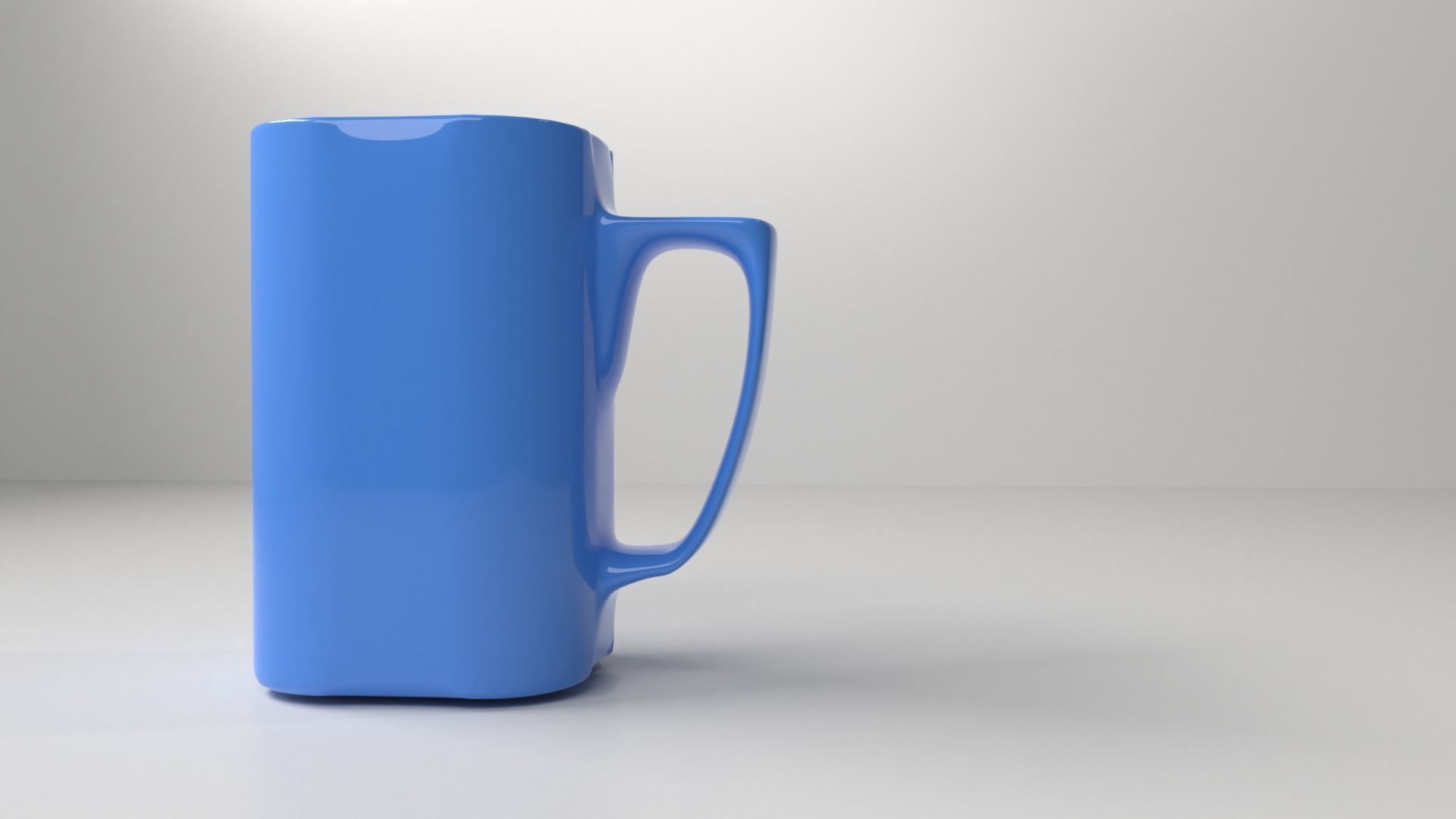 Cup 8 mug with handle 3D model_2